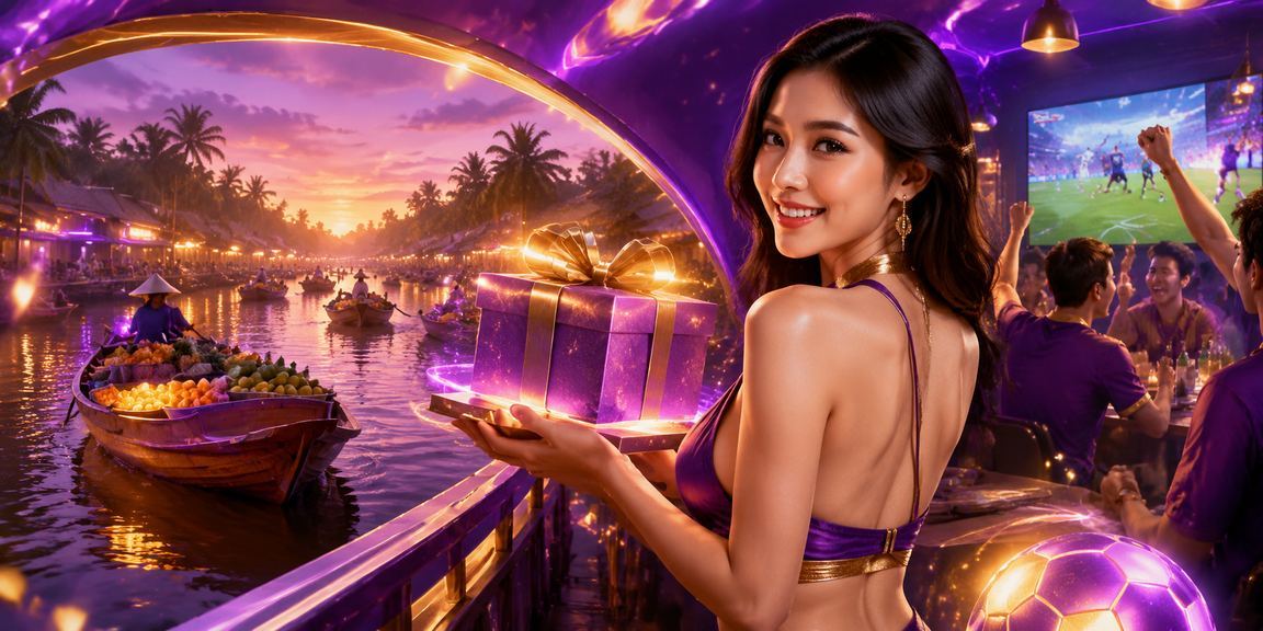 Người dùng sử dụng ứng dụng cá cược trên điện thoại với ánh đèn neon vùng Mekong